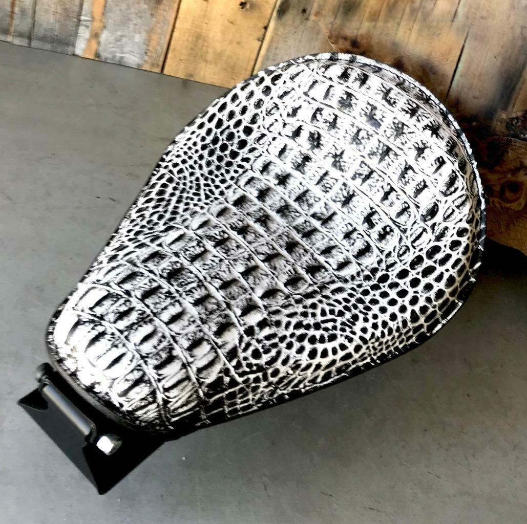 1985-2016 Honda Rebel 250 Spring Seat Mounting Bobber Kit BlkWh Alligator  bc - Mother Road Customs