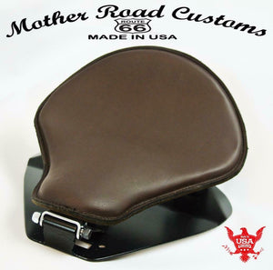 1998-2020 Yamaha V Star 650 Spring Brown Pleater Leather Seat Mounting Kit bc - Mother Road Customs