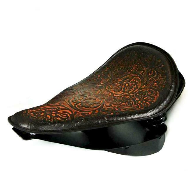 2000-2017 Harley Softail Spring Seat Ant Brn Oak Leaf Conversion Mounting Kit bc - Mother Road Customs