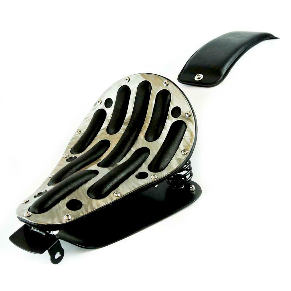 2010-2020 Harley Sportster Seat Easy Rider Steel Powder Coat Black  P-Pad bc - Mother Road Customs