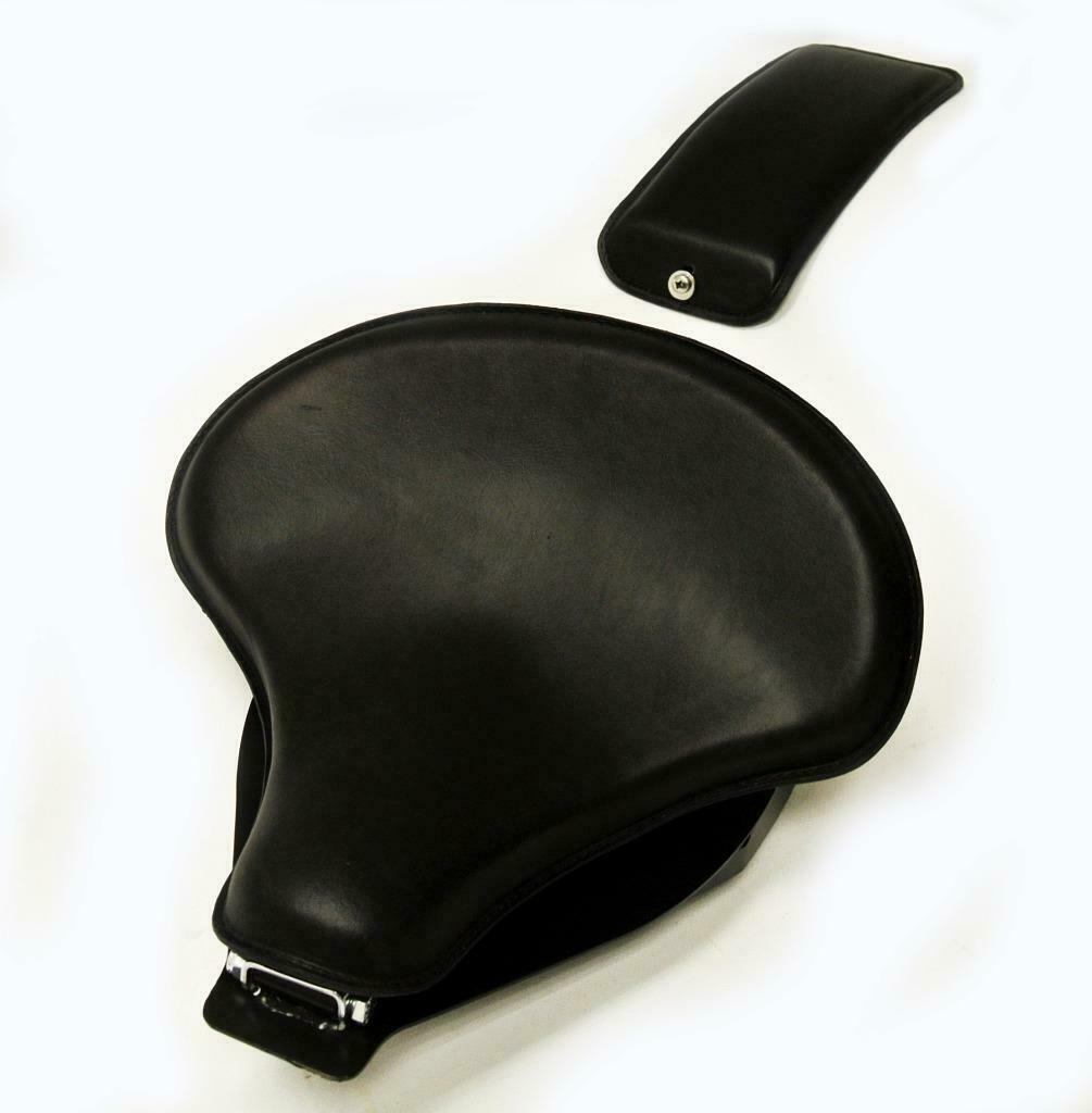 2000-2017 Harley Softail Spring Seat Mounting Kit Passenger Pad Black Leathe bcs - Mother Road Customs