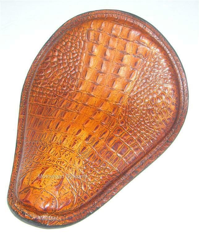 Spring Solo Seat Chopper Bobber Harley Sportster Triumph B On B Leather MRC