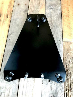 2014-2022 Yamaha Bolt Spring Seat Conversion Kit Black Alligator Leather bcs