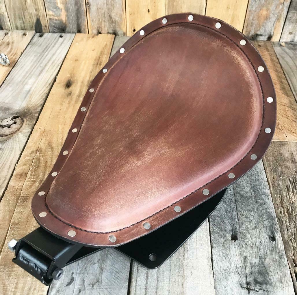 2006-2017 Harley Dyna Spring Solo Seat Mounting Installation Kit Blk Copper Riv - Mother Road Customs