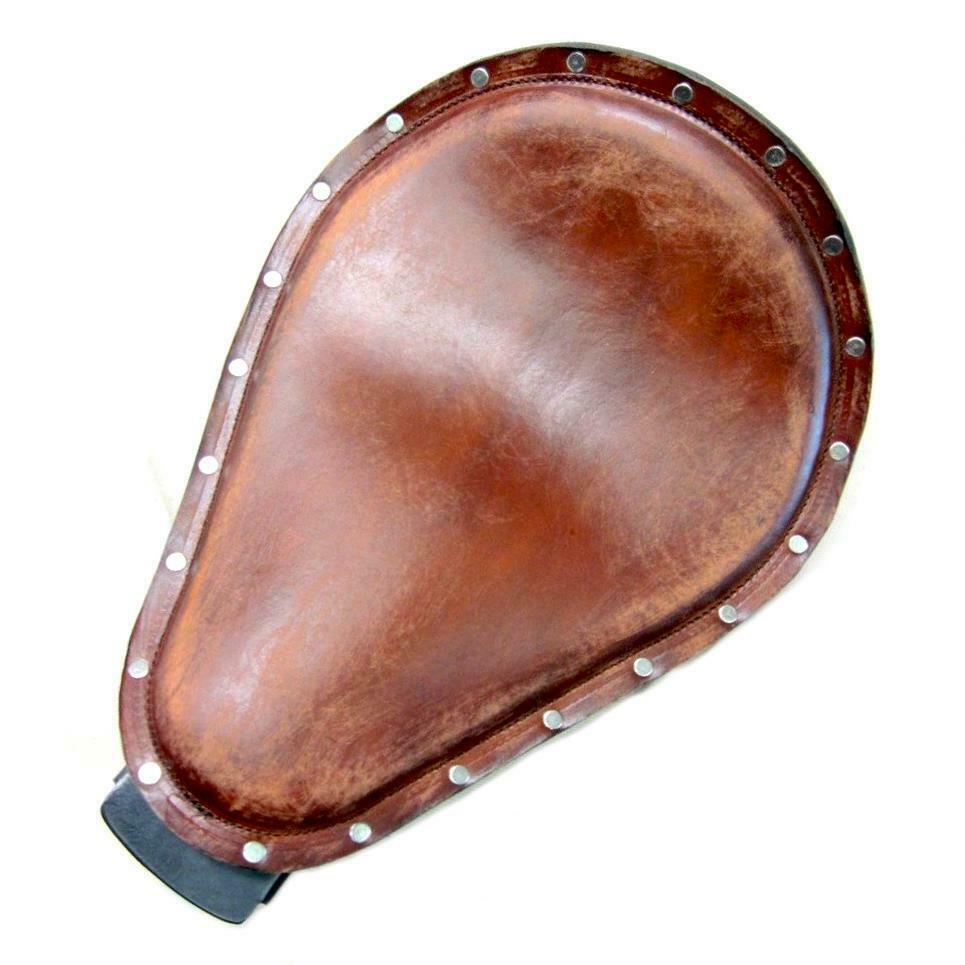 2010-2022 Sportster Harley Seat Brown Dist Silver Rivet  Conversion Kit 48 cs