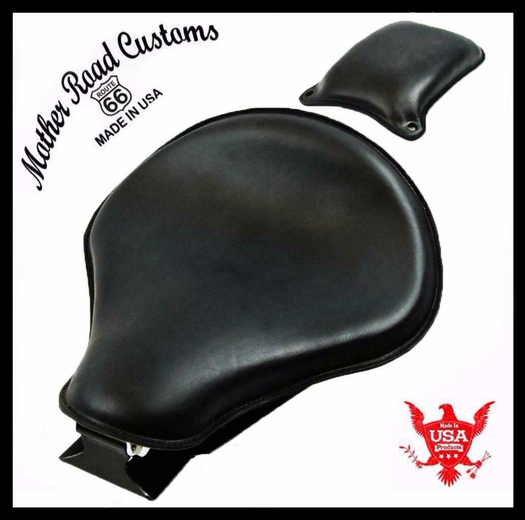 1985-2016 Honda Rebel 250 Spring Seat P-Pad Mounting Bobber Kit Smooth Black pcs - Mother Road Customs