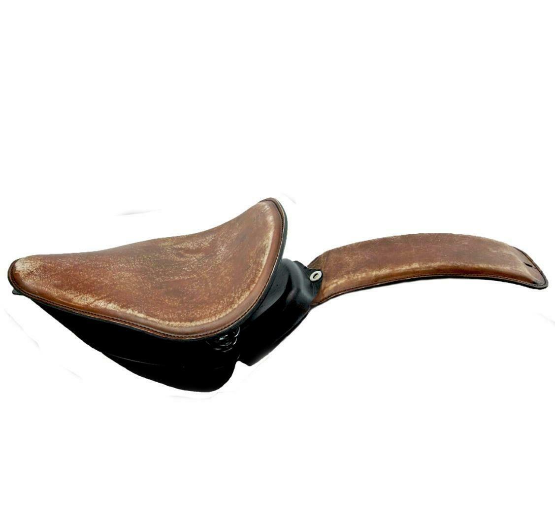 2000-2017 Harley Softail Spring Seat 11x16 Brn Ds Pad Conversion Mounting Kit bc - Mother Road Customs