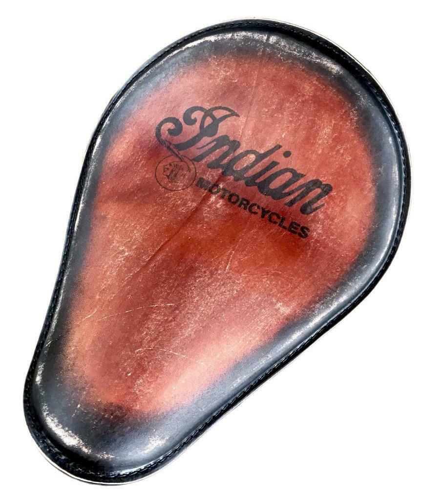 Spring Solo Seat Chopper Harley Sportster Indian Tattoo Brn Dis Blk Dist Frame