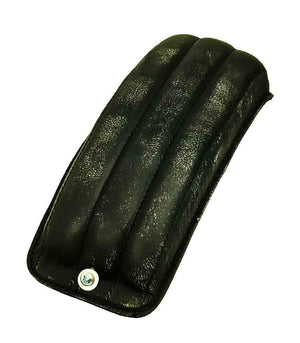 2010-2020 Harley Sportster Seat Passenger Black Distress Leather Tuck Roll P-Pad - Mother Road Customs