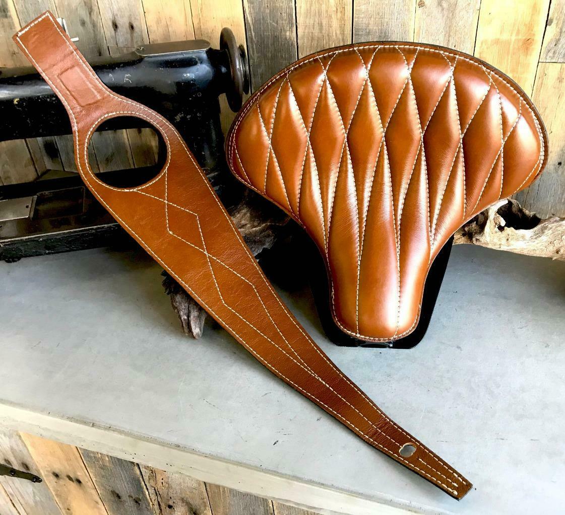 2015-2020 Indian Scout, Bobber Spring Tractor Seat 15x14 Mounting Kit Tank Bib - Mother Road Customs