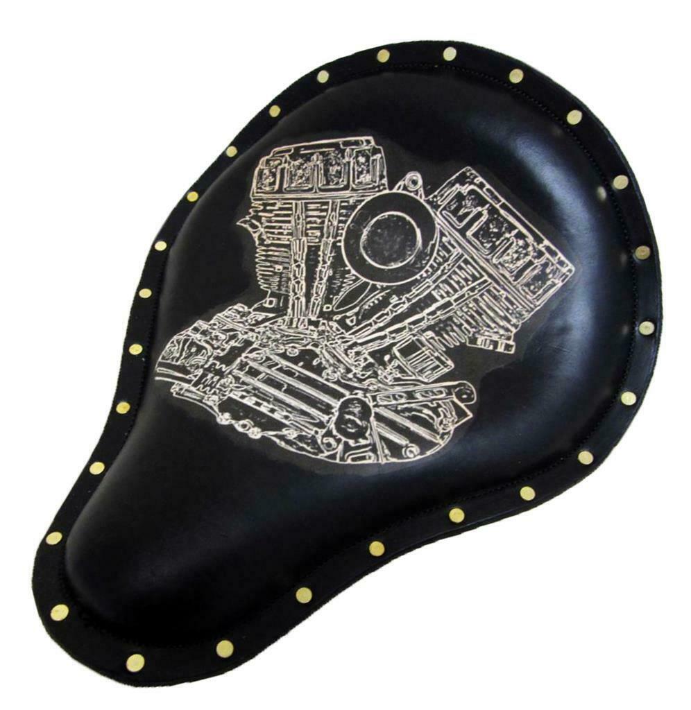 Harley Chopper Sportster Spring Solo Seat 12X13 Panhead Tattoo