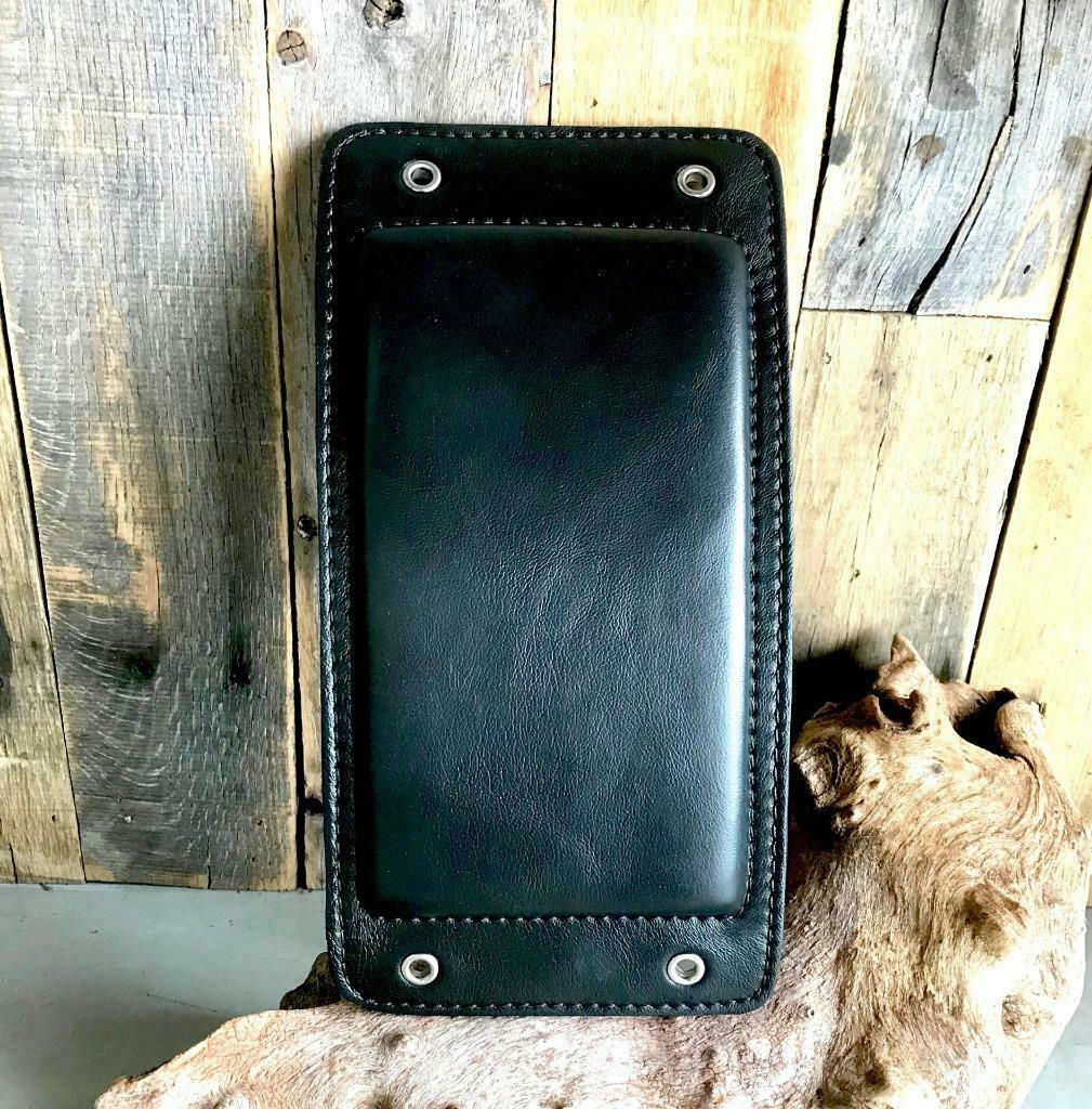 Passenger Pad Seat Chopper Bobber Harley Sportster USA Made Bates Style Black - Mother Road Customs