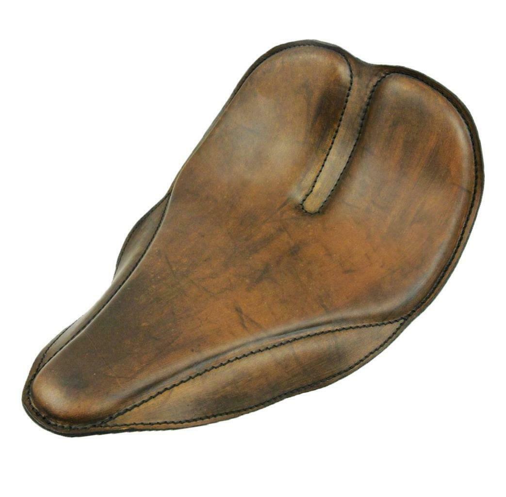 SPRING SEAT CHOPPER BOBBER HARLEY SPORTSTER NIGHTSTER 10x14 Brown Board Track - Mother Road Customs