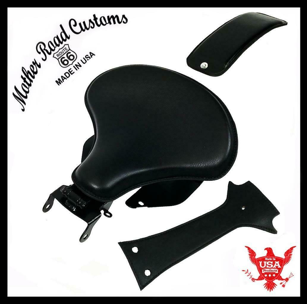 Seat 2018-20 Harley Softail 15x14" Spring Conversion Mounting Kit P-Pad Tank Bib - Mother Road Customs