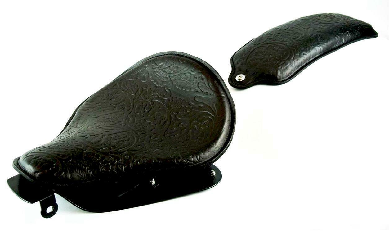 2007-2009  Sportster Harley Seat Pad Mounting Kit Black Oak Leaf  Spring   ccs - Mother Road Customs