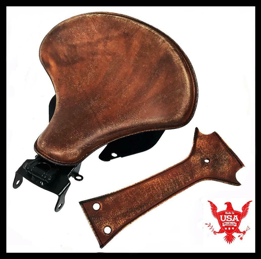 2018-20 Harley Softail 15x14" Brn D Spring Seat T Bib Conversion Mounting Kit bc - Mother Road Customs