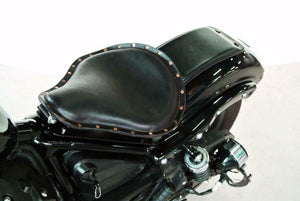 2014-2022 Yamaha Bolt Spring Seat Blk Copper Rivets LeatherConversion Kit bcs