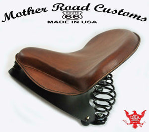 2015-2020 Indian Scout Spring Tractor Seat Brown Skirt Leather Mounting Kit bc - Mother Road Customs