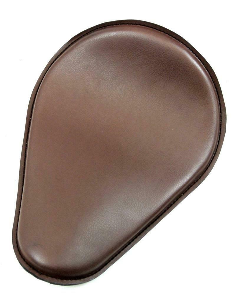 Seat Spring Solo Chopper Harley Sportster Nightster Bobber USA Brown Pleather - Mother Road Customs