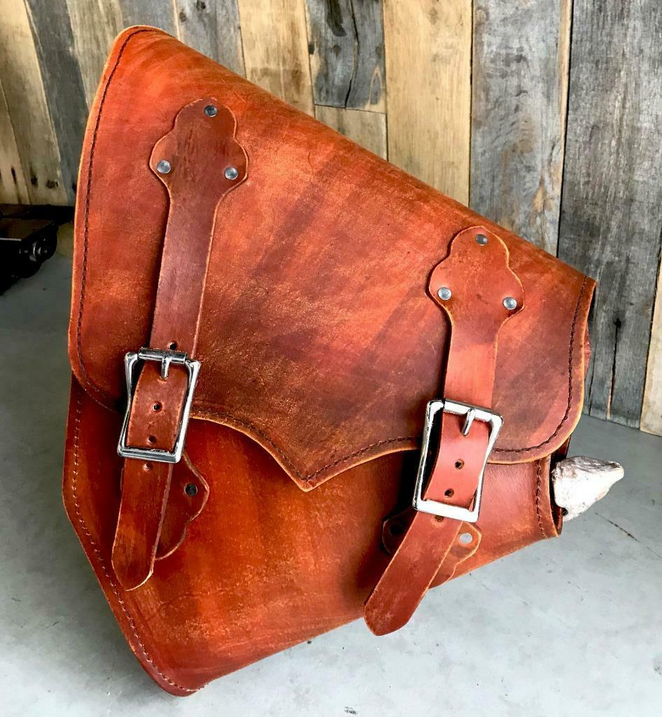 2000-2020 Harley Softail  Saddle Bag 201 BrnDis Spring Leather Mounting Kit MRC - Mother Road Customs