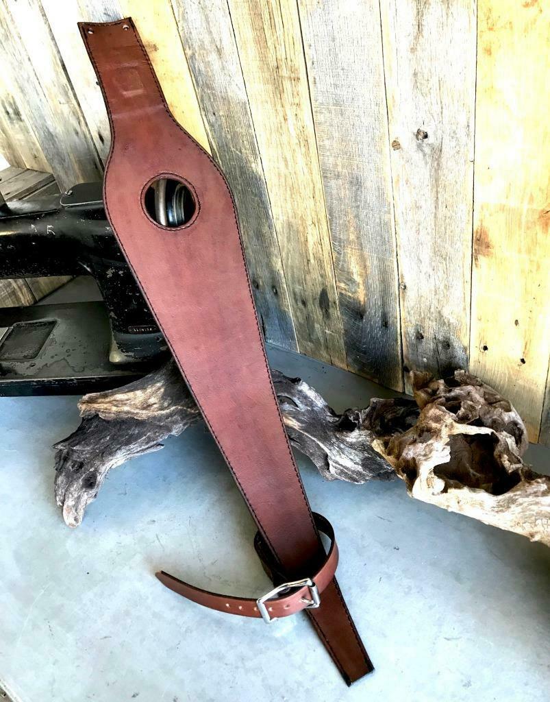 Tank Bib 2004-2020 Harley Sportster Brown Leather Fits All Models - Mother Road Customs