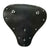 13x15 Seat Chopper Harley Softail Dyna Easy Rider Stainless Steel Black Leather - Mother Road Customs
