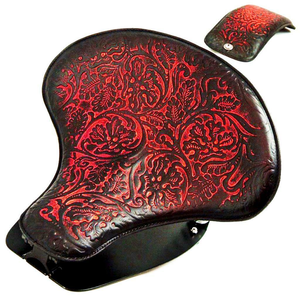 2015-20 Indian Scout & Bobber Spring Tractor Seat 15x14" Oak Mounting Kit Pad bc - Mother Road Customs