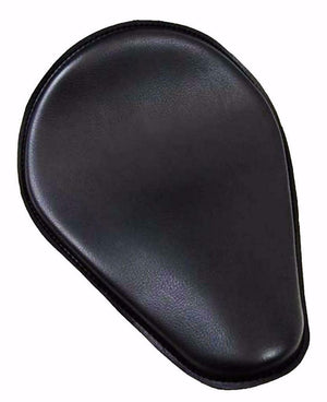 11x14 Blk Pleather Spring Solo Seat Chopper Harley Sportster Honda Yamaha Frame - Mother Road Customs