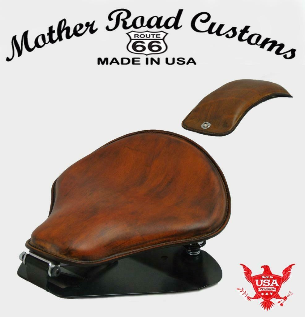 1998-2020 Yamaha V Star 650 Spring Brn Gel Solo Seat P-Pad Mounting Kit bc - Mother Road Customs