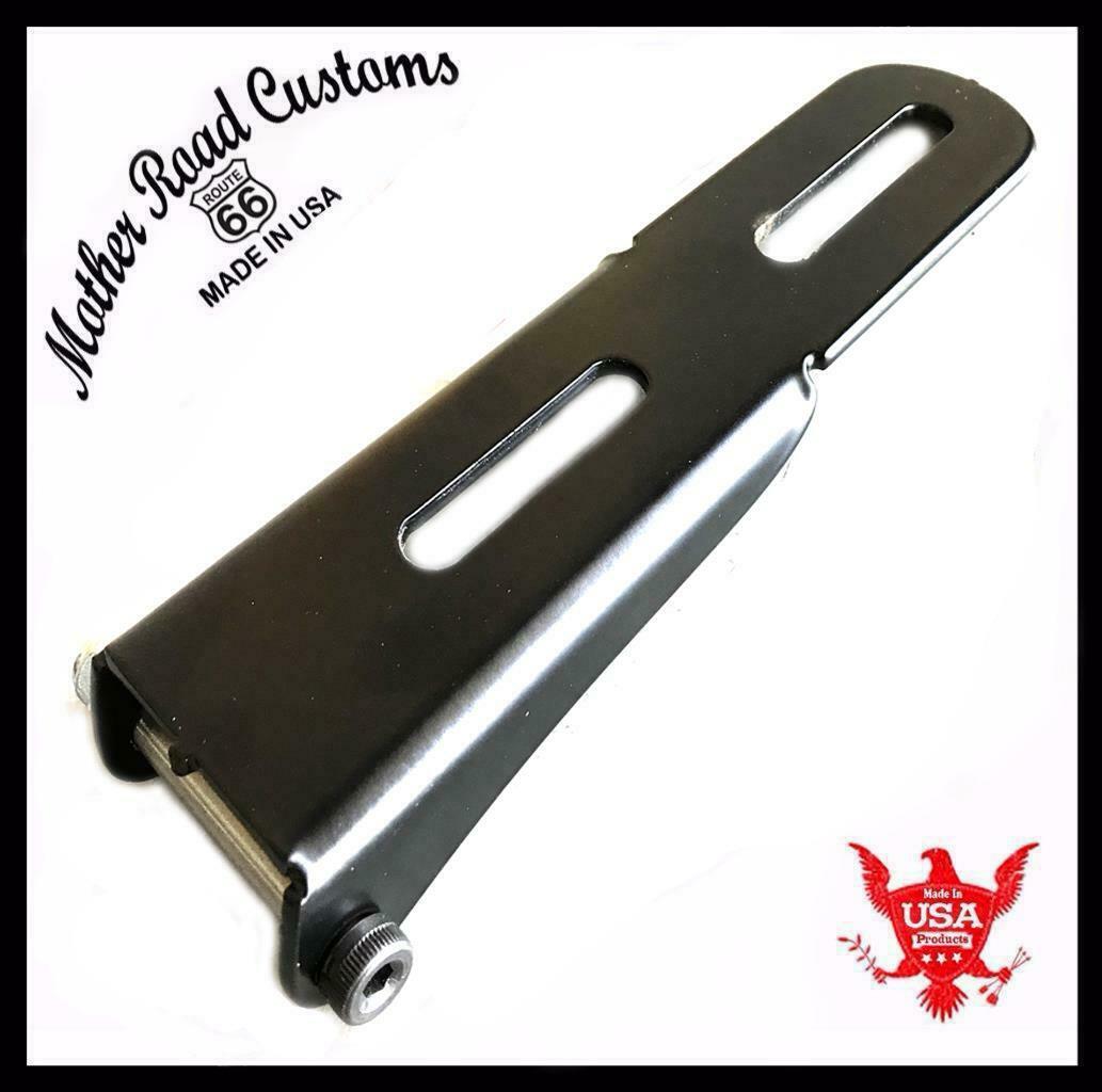 Spring Solo Seat Black Powder Coat Hinge Chopper Harley Sportster Dyna Softail Bobber Frame