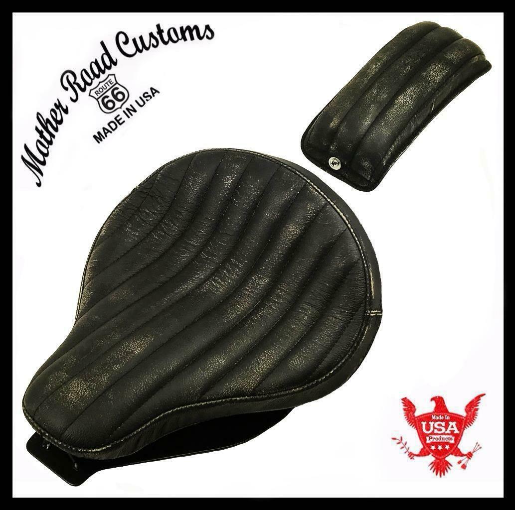 2000-2017 Harley Softail Spring Seat Mounting Kit BlkDist Tuck P-Pad Bates Style - Mother Road Customs