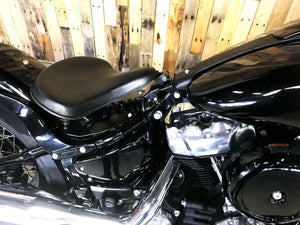 2018-20 Harley Softail Spring Seat Tank Bib Conversion Mounting Kit 15x14 Black - Mother Road Customs