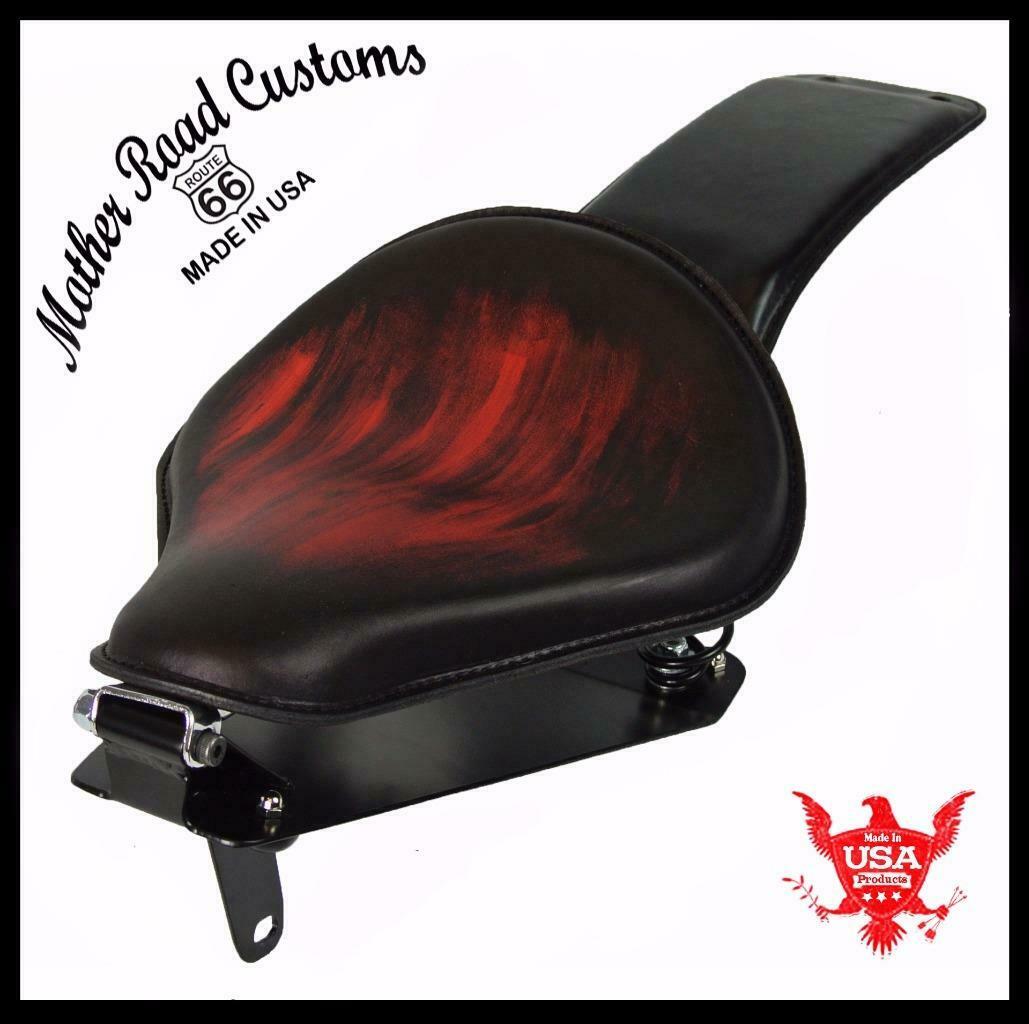 2014-2025 Yamaha Bolt Spring Seat Ant Red Leather Conversion Kit P-Pad R-Specbcs