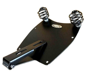 2006-2017 Spring Seat Harley Dyna Ant Brn Leather Mounting Kit P-Pad 12x13x1" - Mother Road Customs