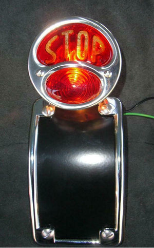 Powder coat Radius Tail light Chopper Harley Seat Frame - Mother Road Customs