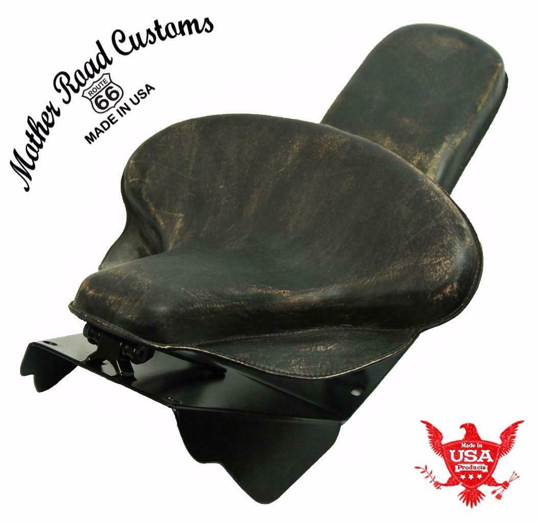 Harley Touring Spring Seat Conversion Mounting Kit 1998-2020 Blk D Leather bcs - Mother Road Customs