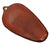 1982-2003 Harley Sportster Seat Smooth Brown Leather On The Frame Made In USA - Mother Road Customs