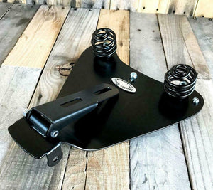 2010-2022 Sportster Harley Spring Solo Seat Mount Kit Black Dist Leather bcs