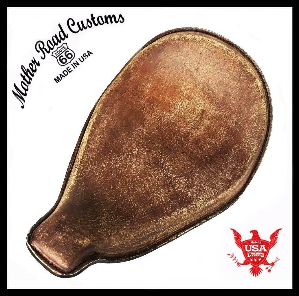 2010-2022 Sportster Harley On The Frame Seat Brn Dist Leather Roll Up All Models