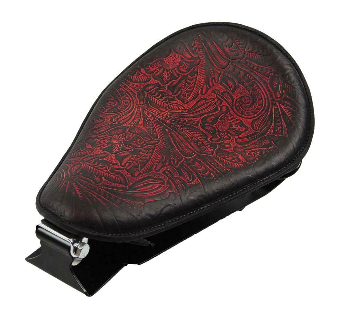 1985-2016 Honda Rebel 250 Spring Seat  Mounting Bobber Kit 125 Ant Red Tooled bc - Mother Road Customs