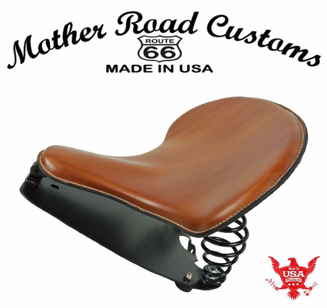 2015-2020 Indian Scout & Bobber Spring Tractor Seat Tan Leather Mounting Kit bc - Mother Road Customs