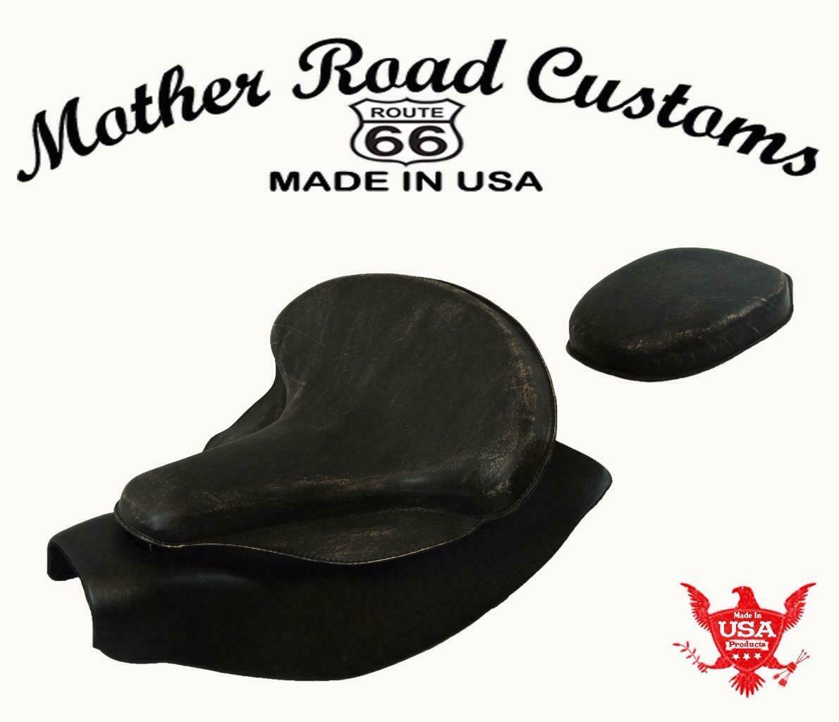 2014-2021 Indian Chief Spring Leather Seat Mounting Conversion Kit Pad Blk Dist bs