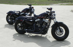 2010-2020 Harley Sportster Passenger Seat P-Pad Blk Oak Leaf Fits All Models MRC - Mother Road Customs