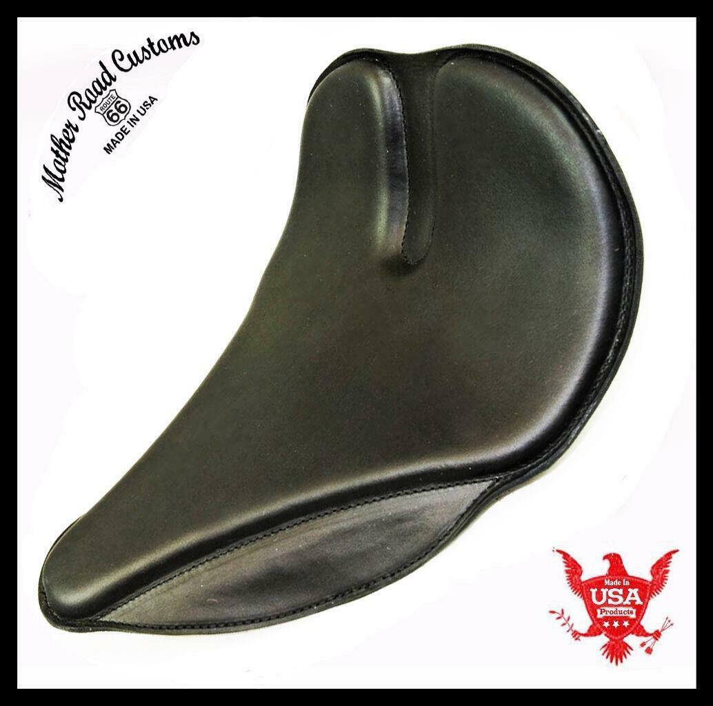 SPRING SEAT CHOPPER BOBBER HARLEY SPORTSTER 11x14  Board Track Leather - Mother Road Customs