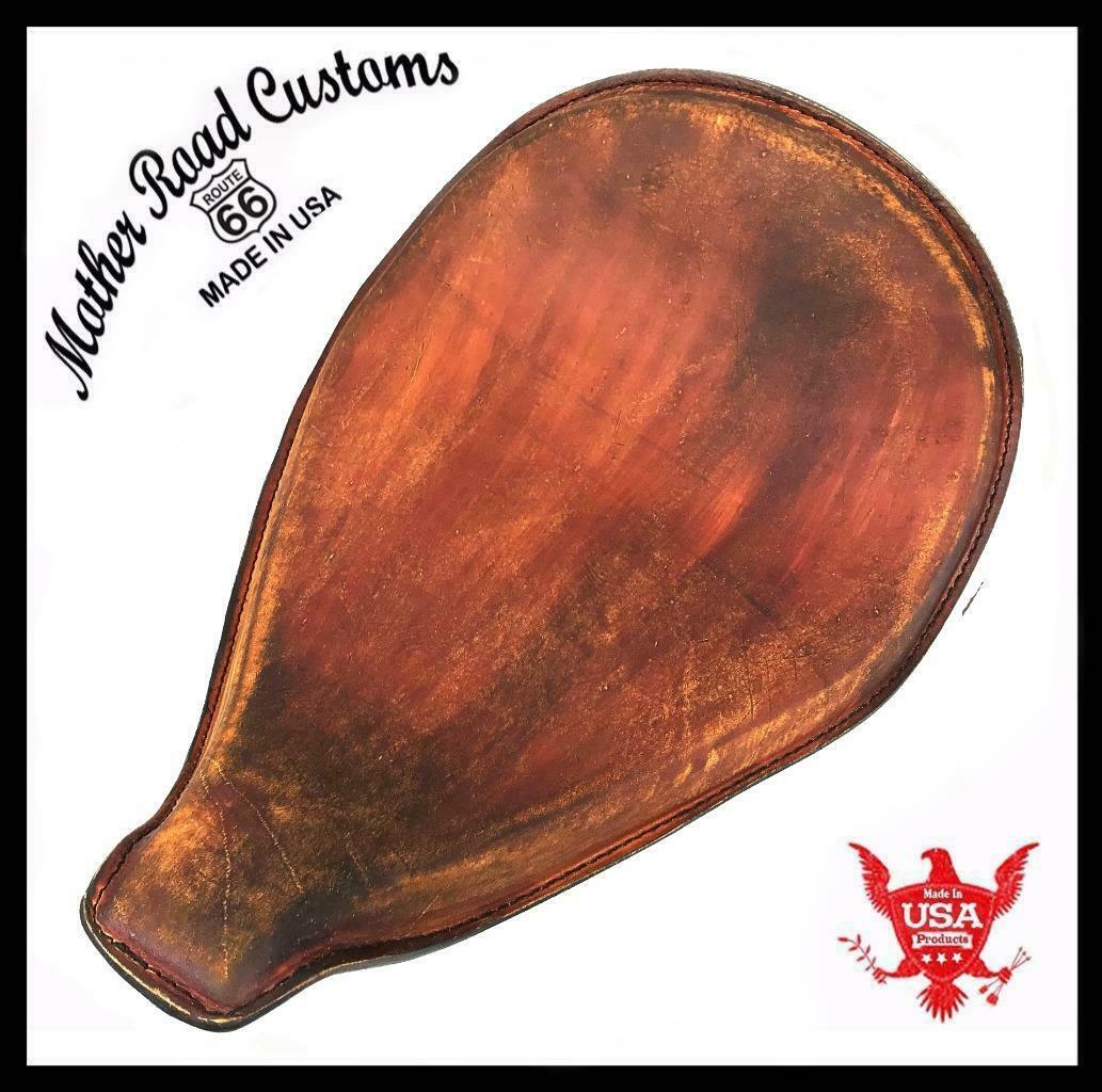 2010-2023 Sportster Harley On The Frame Seat 201 Brown Leather RollUp All Models