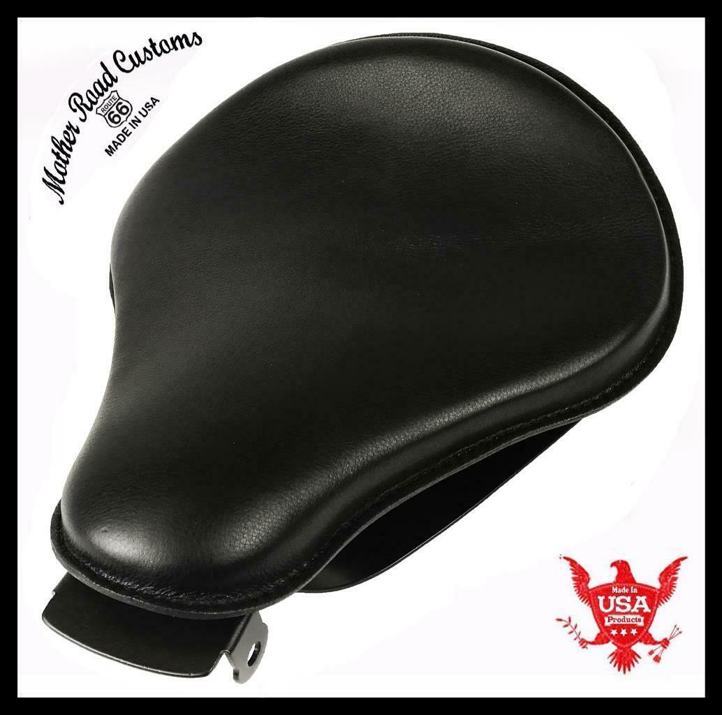 2010-2022 Sportster Harley Spring Solo Seat Mount Bolt On Kit  Black Leather bcs