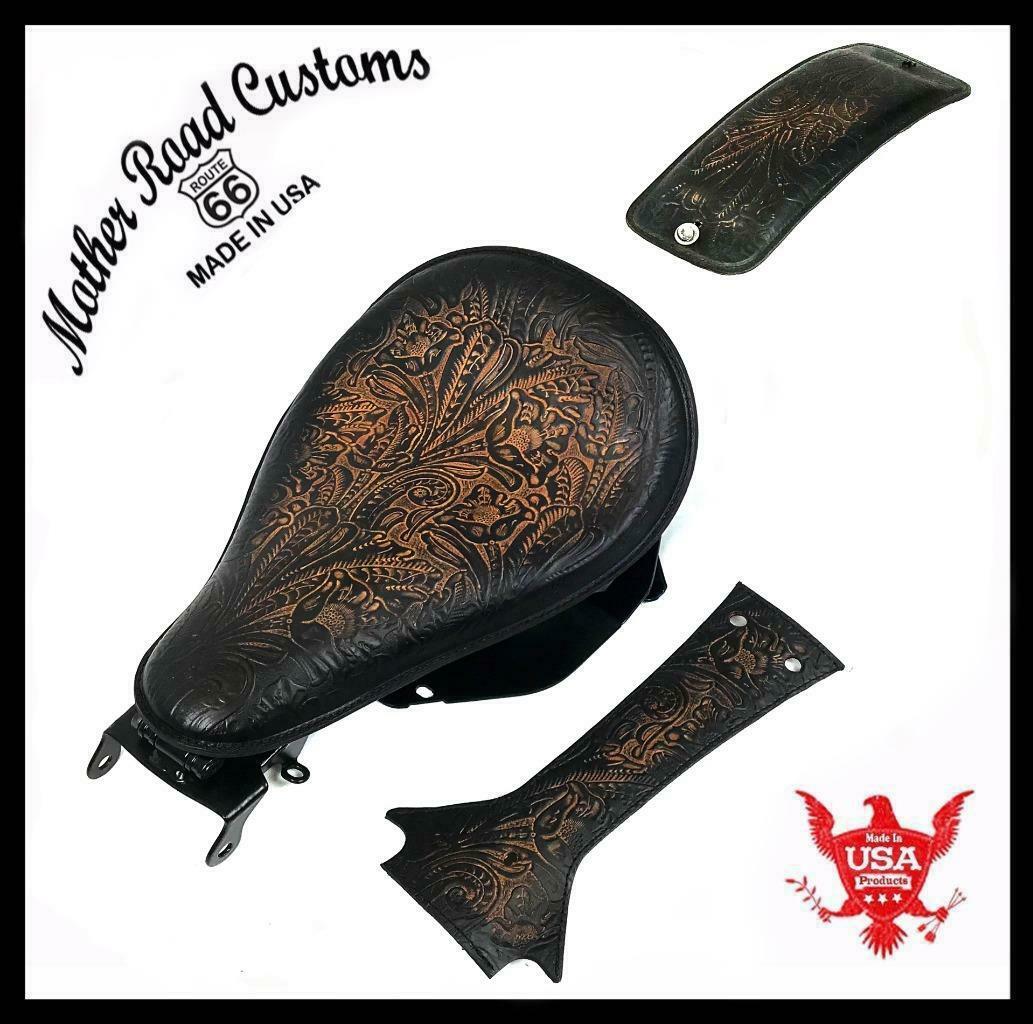 2018-20 Harley Softail Spring Seat 11x16" P-Pad T Bib Conversion Mounting Kit bc - Mother Road Customs