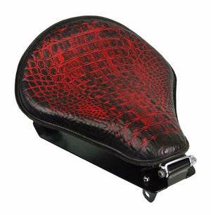 2014-2022 Yamaha Bolt Spring Seat Ant Red Alligator Leather Conversion Kit  bcs