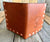 "Riveter" Men's Tan Leather Bifold Wallet With Solid Copper Rivets Seat Harley - Mother Road Customs