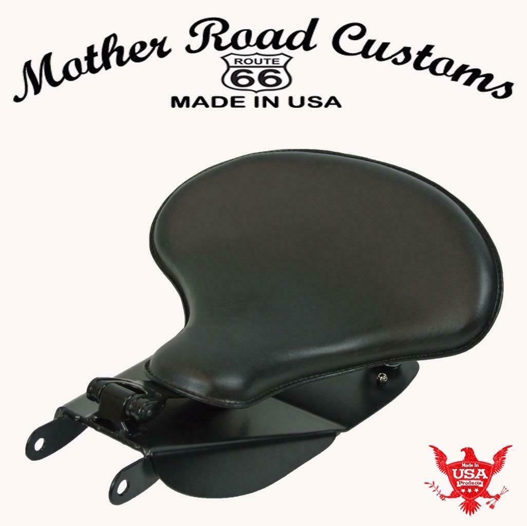 1996-2005 Harley Dyna Spring Solo Blk Leather Seat Mounting Installation Kit bcs - Mother Road Customs